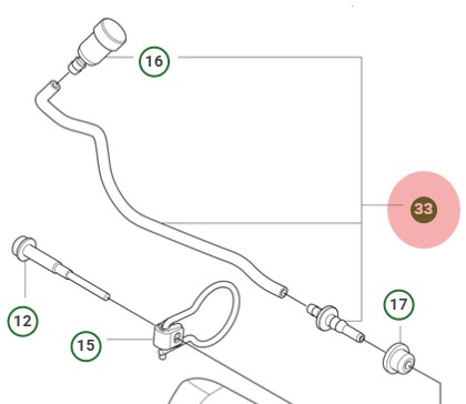 Breather Hose Assy T540Xp Mark in the group at GPLSHOP (5465437-01)