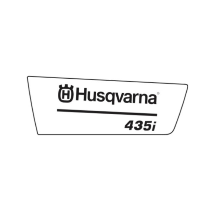 Decal 435I in the group Spare Parts / Spare parts Chainsaws / ➤400 Series / Spare parts Husqvarna 435i at GPLSHOP (5468820-01)