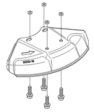Blade Guard Assy Torx 5745326-02 in the group Spare Parts / Spare parts Brushcutters / Spare parts Husqvarna 535iFR at GPLSHOP (5745326-02)