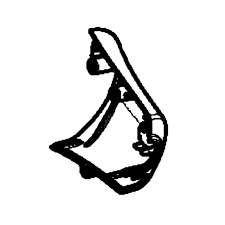 Nose Bullhorn Right Orange 5748107-05 in the group Spare Parts at GPLSHOP (5748107-05)