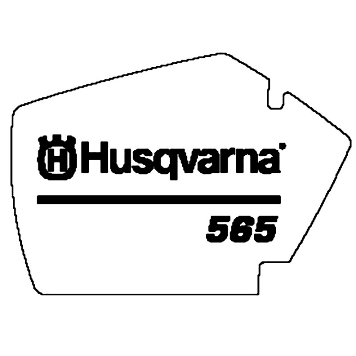 Decal 5753964-03 in the group Spare Parts / Spare parts Chainsaws / Spare parts Husqvarna 565 at GPLSHOP (5753964-03)