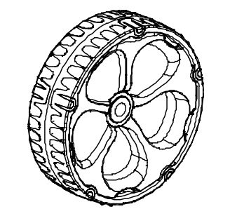 Wheel 5755825-67 in the group  at GPLSHOP (5755825-67)