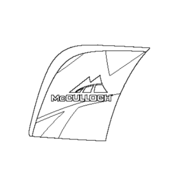 Decal 5764527-01 in the group Spare Parts / Spare parts McCulloch Chainsaws / Spare parts McCulloch CS410 Elite at GPLSHOP (5764527-01)