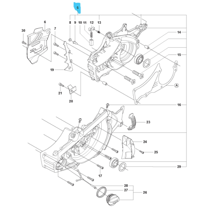 Crankcase 5778347-15 in the group  at GPLSHOP (5778347-15)