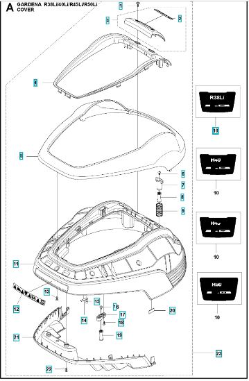 Body System R50Li 5779553-08 in the group  at GPLSHOP (5779553-08)