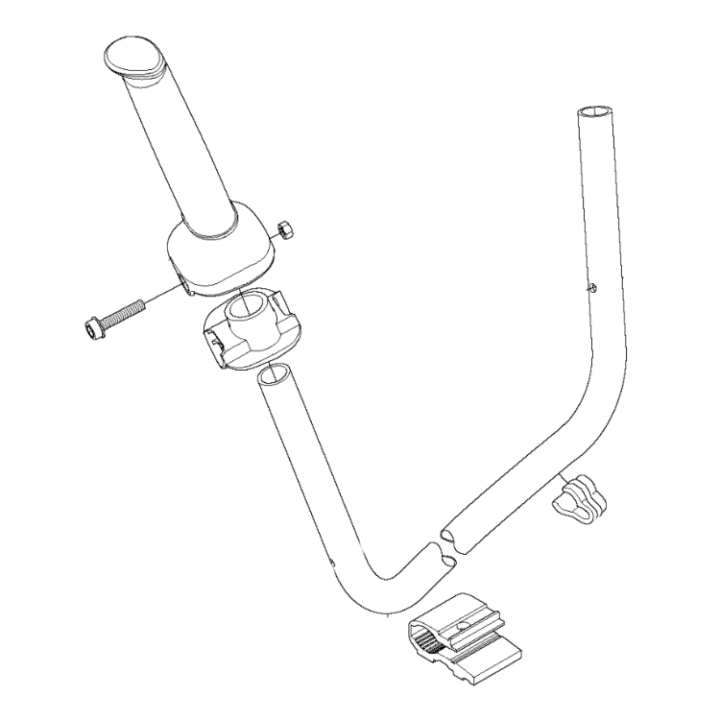 Handlebar Complete Soft Handle 5782482-01 in the group Spare Parts / Spare parts Brushcutters / Spare parts Husqvarna 525RX/T at GPLSHOP (5782482-01)