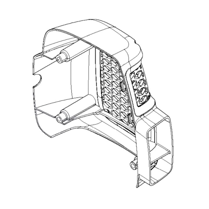 Muffler Guard 5783017-01 in the group Spare Parts / Spare parts McCulloch Brushcutters / Spare parts McCulloch B40P Elite at GPLSHOP (5783017-01)