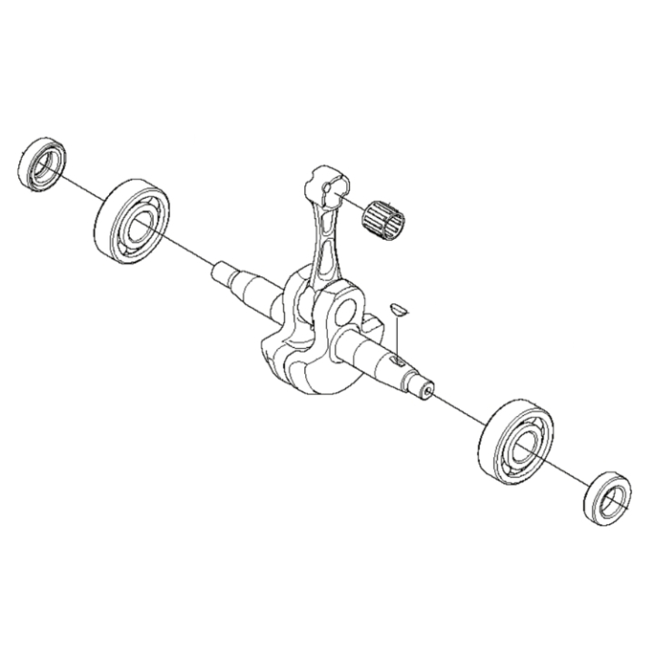 Crankshaft, Kpl in the group Spare Parts / Spare Parts Leaf Blowers / Spare parts Husqvarna 580BTS at GPLSHOP (5783851-01)