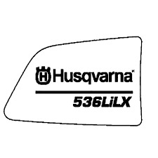 Decal 5790062-04 in the group Spare Parts / Spare parts Brushcutters / ➤500 Series / Spare parts Husqvarna 536LiLX at GPLSHOP (5790062-04)