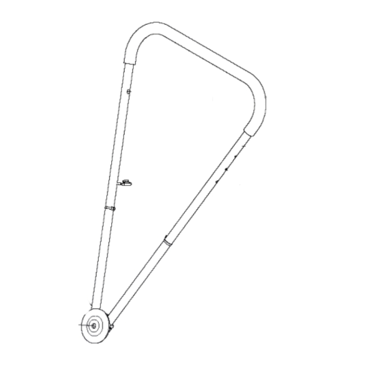 Handle Assy 5791626-08 in the group Spare Parts / Spare parts Husqvarna Walk-Behind Lawn Mower / Spare parts Husqvarna LB453S KLIPPO™ at GPLSHOP (5791626-08)
