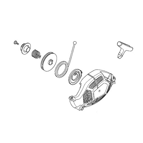 Starter Husqvarna 439 in the group Spare Parts / Spare parts Chainsaws / Spare parts Husqvarna 439 at GPLSHOP (5793098-01)