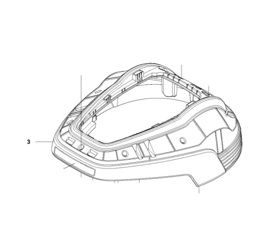 Body Kit in the group Spare Parts Robotic Lawn Mower / Spare parts Gardena R70Li / Gardena R70Li - 2015 at GPLSHOP (5793917-01)