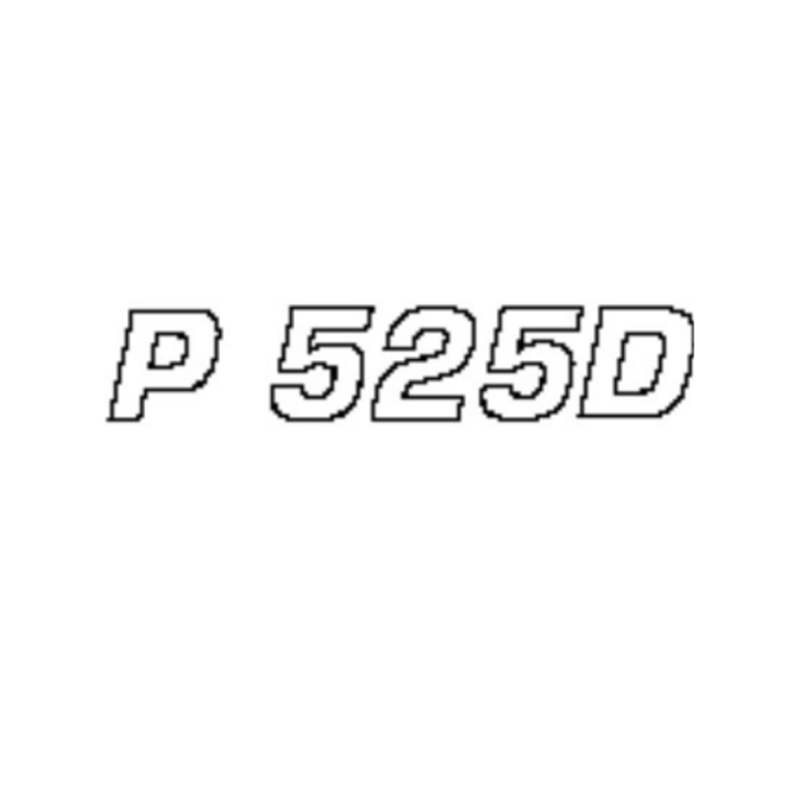 Decal 5795581-01 in the group Spare Parts / Spare Parts Rider / Spare parts Husqvarna P525D at GPLSHOP (5795581-01)