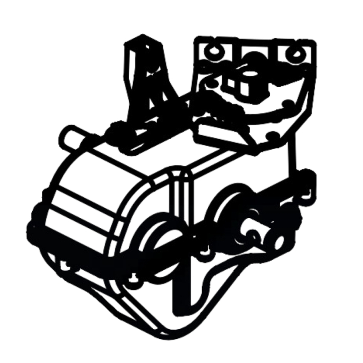 Gearbox in the group Spare Parts / Spare parts for Husqvarna Tillers / Spare parts Husqvarna TF434P at GPLSHOP (5803212-01)