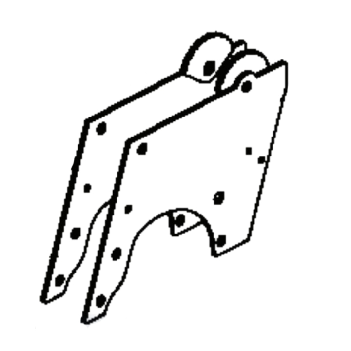 Mounting Right 5805384-01 in the group Spare Parts / Spare parts for Husqvarna Tillers / Spare parts Husqvarna TF536 at GPLSHOP (5805384-01)