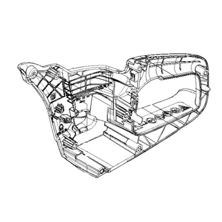 Rear Handle 5816032-01 in the group Spare Parts / Spare parts Chainsaws / ➤400 Series / Spare parts Husqvarna 455 Rancher at GPLSHOP (5816032-01)