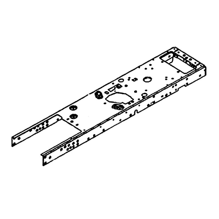 Chassis in the group Spare Parts / Spare parts for McCulloch Ride-on Lawn Mowers / Spare parts McCulloch M19542H at GPLSHOP (5820331-01)