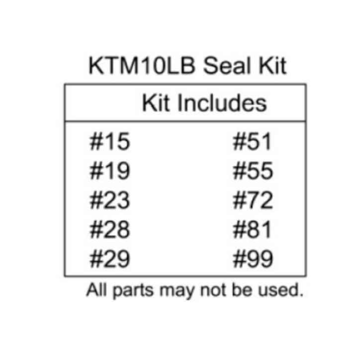 Seal Kit 187K0099070 in the group Spare Parts / Spare Parts Rider / Spare parts Husqvarna Rider 420 TSX AWD at GPLSHOP (5820927-01)