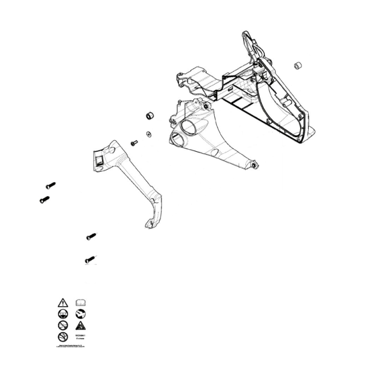Rear Handle Assy 5826311-01 in the group Spare Parts / Spare parts Chainsaws / ➤100 Series / Spare parts Husqvarna 120/E at GPLSHOP (5826311-01)