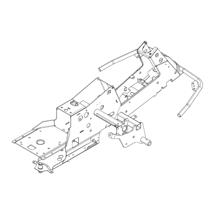 Chassis 2Wd Black in the group Spare Parts / Spare Parts Jonsered Ride-On Front Mowers / Spare parts Jonsered FR 2216 MA at GPLSHOP (5827581-03)