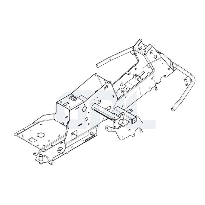 Chassis Awd Black in the group Spare Parts / Spare Parts Jonsered Ride-On Front Mowers / Spare parts Jonsered FR 2216 MA 4x4 at GPLSHOP (5827582-03)