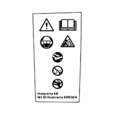 Label Ce No Db, Spare Part, 5827941-05 in the group Spare Parts / Spare parts Chainsaws / Spare parts Husqvarna 592XP/G at GPLSHOP (5827941-05)