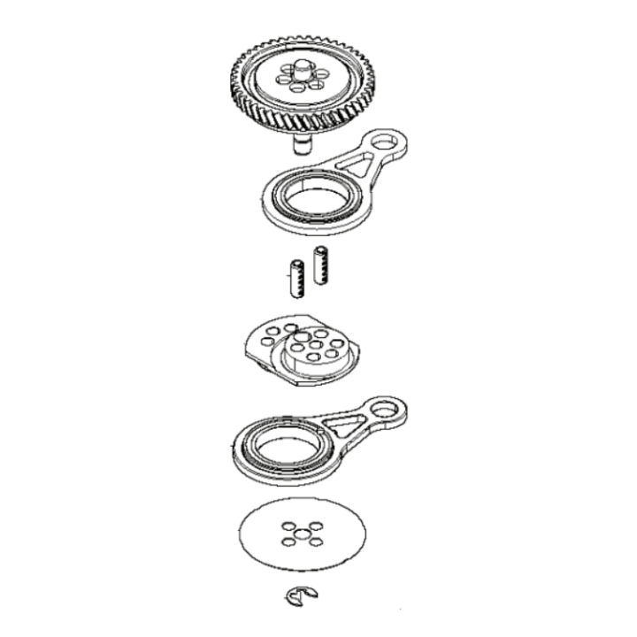 Gear Helical Kit 536Lihd60X/ 5 in the group Spare Parts / Spare Parts Hedge Trimmers / Spare parts Husqvarna 520iHD70 at GPLSHOP (5828370-01)