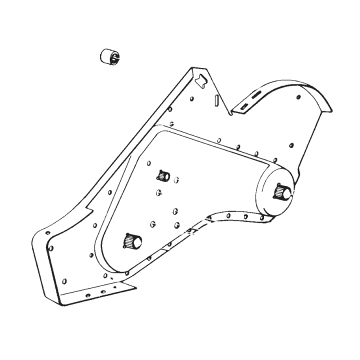Gearbox,Asm,Rh/Bearing 5831104-01 in the group Spare Parts / Spare parts for Husqvarna Tillers / Spare parts Husqvarna CRT 81 at GPLSHOP (5831104-01)