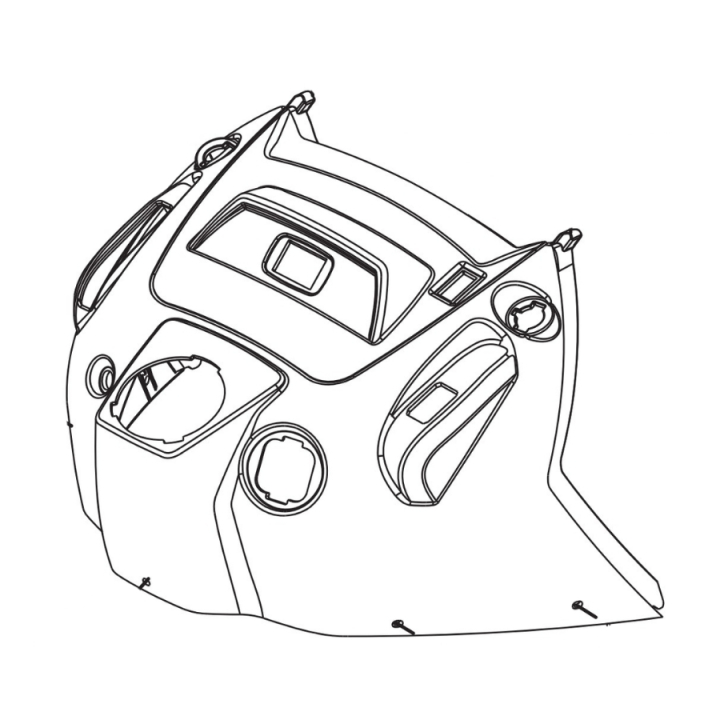 Panel 5835958-01 in the group Spare Parts / Spare Parts Garden Tractors / ➤Spare parts GT & GTH / Spare parts Husqvarna GTH 260 at GPLSHOP (5835958-01)