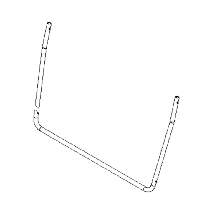 Frame in the group Spare Parts / Spare parts for McCulloch Ride-on Lawn Mowers / Spare parts McCulloch M220-107TC at GPLSHOP (5838258-01)