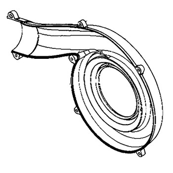 Shell Hay in the group Spare Parts / Spare Parts Leaf Blowers / Spare parts Husqvarna 525BX at GPLSHOP (5856126-01)