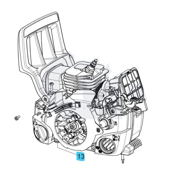 Front Devibration 5864481-01 in the group Spare Parts / Spare parts McCulloch Chainsaws / Spare parts McCulloch CS42STE at GPLSHOP (5864481-01)