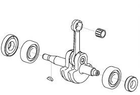 Crankshaft Kpl 5864916-01 in the group  at GPLSHOP (5864916-01)