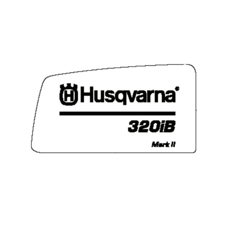 Decal Product Left 320Ib Mii in the group Spare Parts / Spare Parts Leaf Blowers / Spare parts Husqvarna 320iB at GPLSHOP (5868341-07)