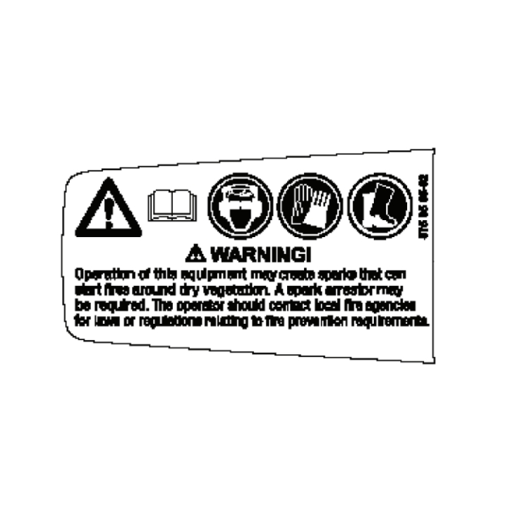 Decal in the group Spare Parts / Spare Parts Hedge Trimmers / Spare parts Husqvarna 322HD60 at GPLSHOP (5871300-02)