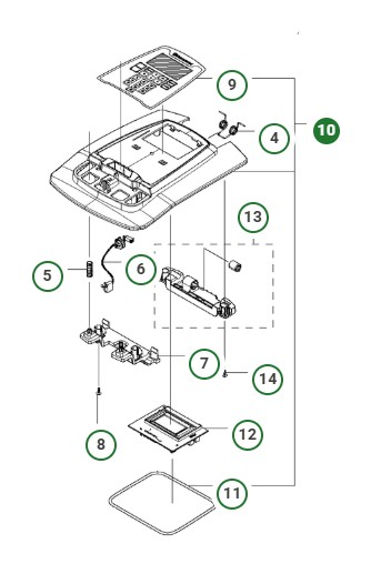 Cover Set Automower 315X in the group Spare Parts Robotic Lawn Mower / Spare parts Husqvarna Automower® 315X / Automower 315X - 2020 at GPLSHOP (5874490-03)