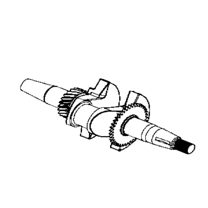 Crankshaft,Assy 5880029-01 in the group Spare Parts / Spare parts for Husqvarna Tillers / Spare parts Husqvarna TF230 at GPLSHOP (5880029-01)