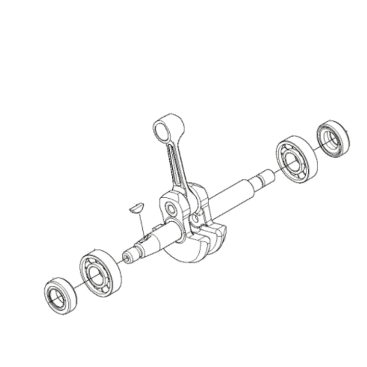 Kit Crankshaft With Bearings in the group Spare Parts / Spare Parts Leaf Blowers at GPLSHOP (5880983-01)