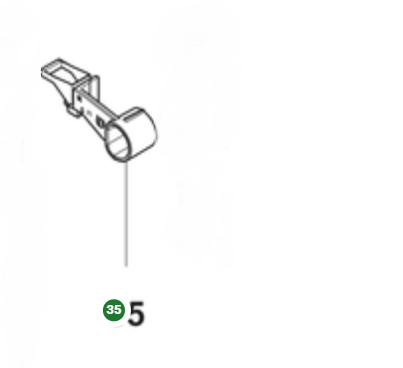 Arm in the group Spare Parts / Spare Parts Hedge Trimmers / Spare parts Husqvarna 520iHT4 at GPLSHOP (5882192-01)