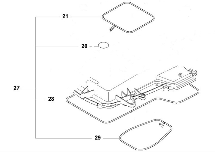 SEAL KIT in the group Spare Parts Robotic Lawn Mower / Spare parts Gardena R45Li / Gardena R45Li - 2019 at GPLSHOP (5884070-01)