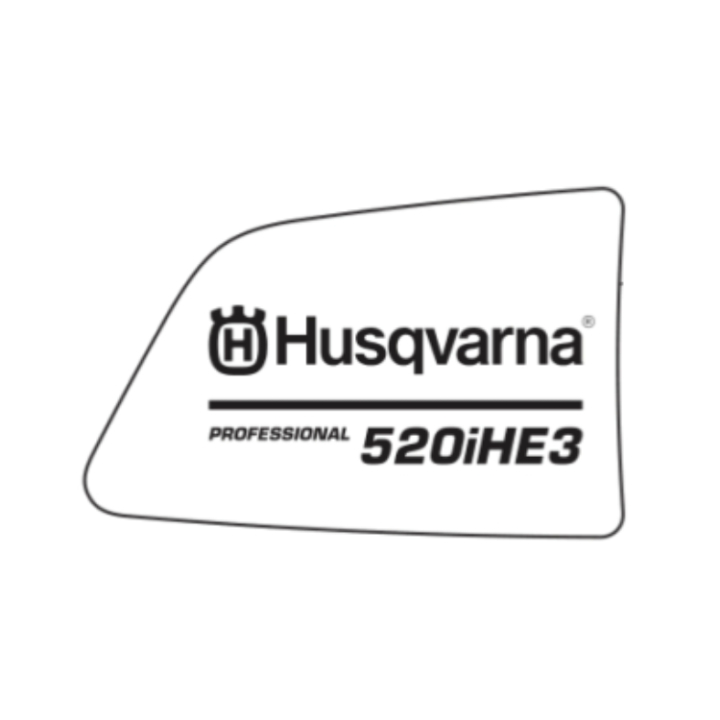 Decal Product 520Ihe3 in the group Spare Parts / Spare Parts Hedge Trimmers / Spare parts Husqvarna 520iHE3 at GPLSHOP (5886028-08)
