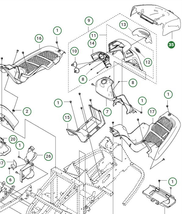 Cover, Tool Frame 5892243-01 in the group at GPLSHOP (5892243-01)