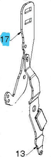 Pulley Arm 5892629-02 in the group  at GPLSHOP (5892629-02)