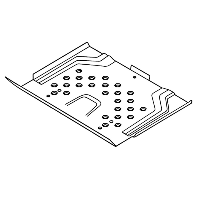 Plate floor pan orange X668 in the group at GPLSHOP (5893046-02)