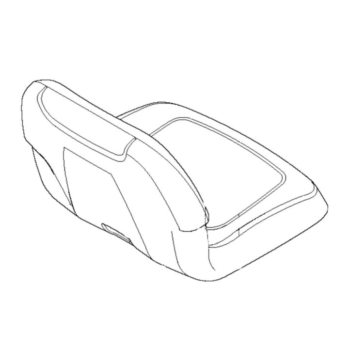 Jonsered, Low Back in the group Spare Parts / Spare Parts Jonsered Ride-On Front Mowers / Spare parts Jonsered FR 2216 MA 4x4 at GPLSHOP (5893459-01)