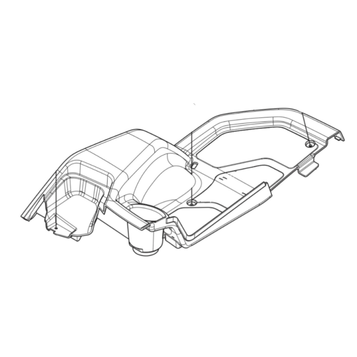 Tire Footrest, Left in the group Spare Parts / Spare Parts Rider / Spare parts Husqvarna Rider 420 TSX AWD at GPLSHOP (5894974-01)