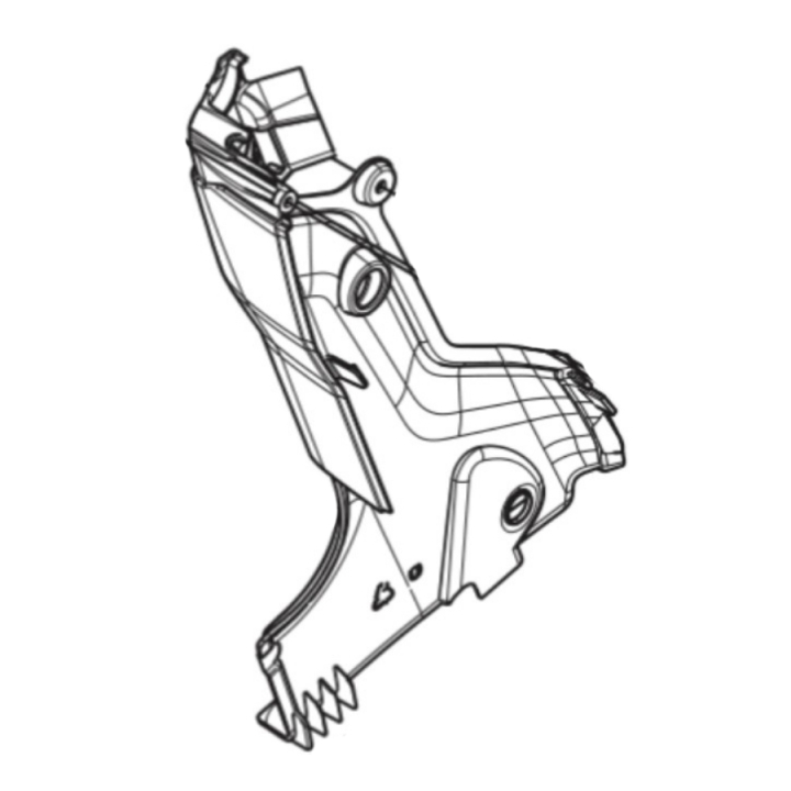 Cover Steering Column, Left in the group Spare Parts / Spare Parts Rider / Spare parts Husqvarna Rider 420 TSX AWD at GPLSHOP (5894976-01)