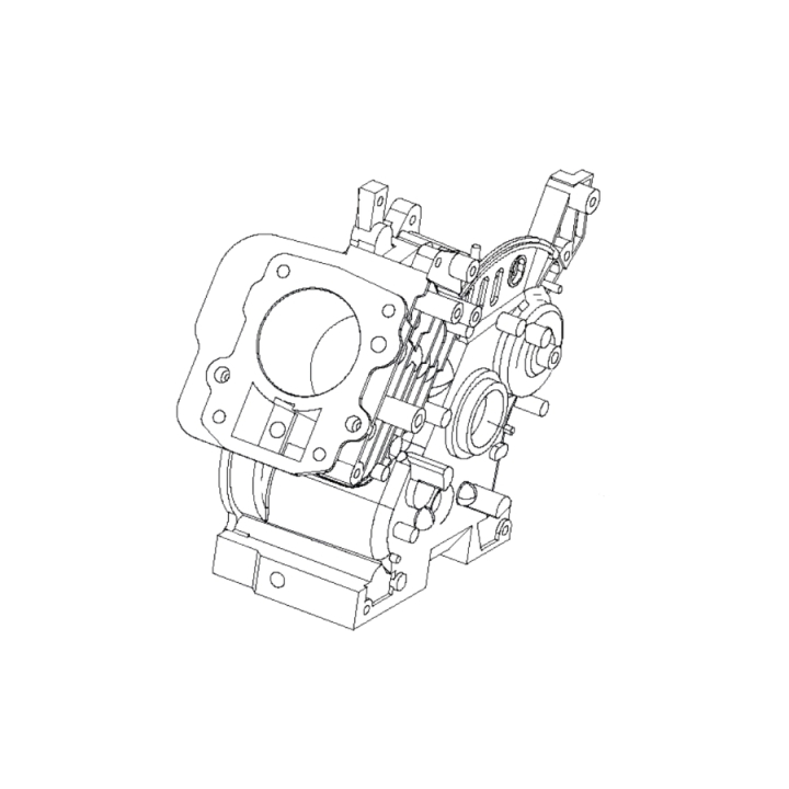 Crankcase 5898567-01 in the group Spare Parts / Spare parts Övriga Reservdelar / Spare parts McCulloch Jordfräsar / Spare parts McCulloch MFT44 100 at GPLSHOP (5898567-01)