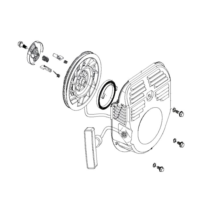 Launching Device 5898740-01 in the group Spare Parts / Spare parts Övriga Reservdelar / Spare parts McCulloch Jordfräsar / Spare parts McCulloch MFT44 100 at GPLSHOP (5898740-01)