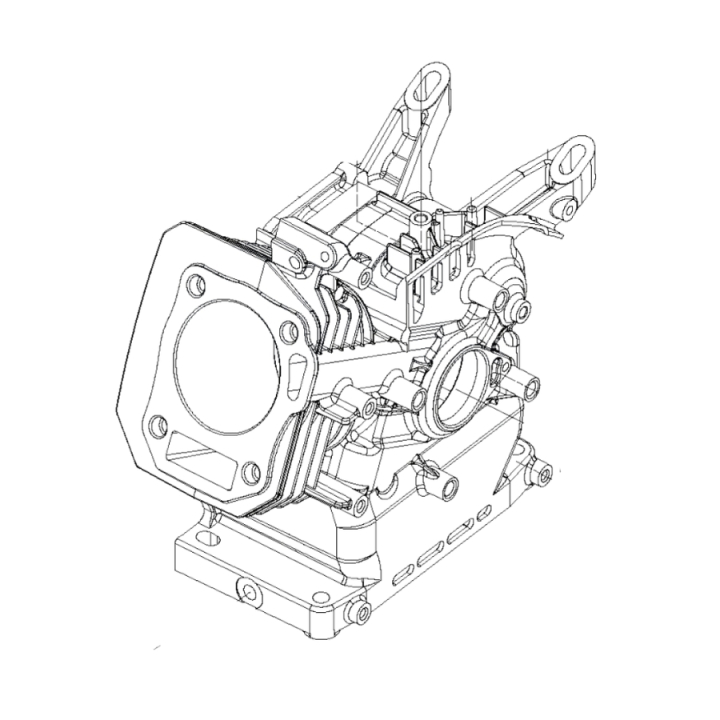 Crankcase 5899095-01 in the group Spare Parts / Spare parts Övriga Reservdelar / Spare parts McCulloch Jordfräsar / Spare parts McCulloch MFT55 200R at GPLSHOP (5899095-01)